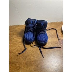 Timberland Kids Unisex Euro Hiker Fabric (Toddler/Little Kid)  Blue Size 5